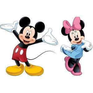 com Mickey Mouse and Minnie Mega Decal Pack   Includes 1 Giant Mickey 