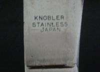 KNOBLER Stainless JAPAN 7 Butter Spreaders MOD Pattern  