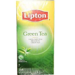 Lipton Green Tea, 100% Natural, Tea Bags,6 28ct. Boxes. 100% Natural 