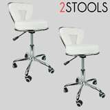 2x clinic spa stools pro grade white color $ 89 95 $ 18 95 shipping