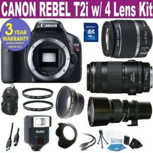  BRAND NEW CANON REBEL T2I w/ CANON 18 135 IS LENS + CANON 