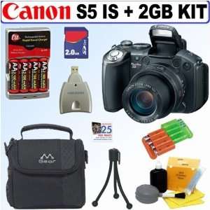  Canon PowerShot S5 IS 8.0MP Digital Camera + 2GB Value 