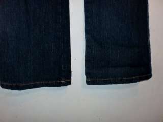 CHIP & PEPPER sz 1 Jrs C7P Dark Wash Flare Blue Jeans  