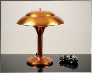 Stunning 1930s French ART DECO Machine Age TABLE LAMP Desk Light 