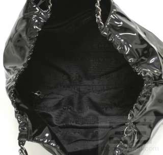 Chanel Black Patent XL Coco Cabas Tote Bag  