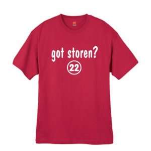  Mens Got Storen ? Red T Shirt Size Large Sports 