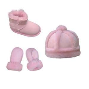  Lamo Pink Boot Set Baby Boot Set in Pink Baby