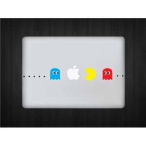  Pacman Macbook Decal With 2 Ghosts Electronics