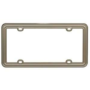  Car Automotive License Plate Frame Solid Champagne Gold 