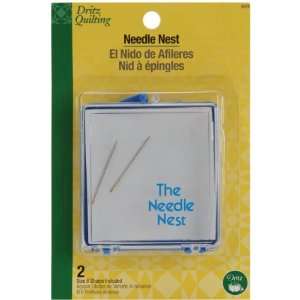   Quilters Needle Nest W/Two Hand Needles Arts, Crafts & Sewing