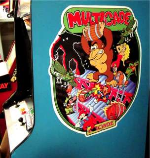 Arcade Multicade MAME Side Art & Marquee kit version b  