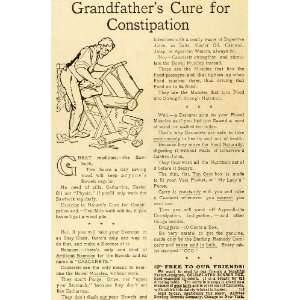  1906 Ad Grandfathers Constipation Cure Cascarets Medical 