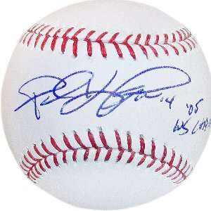 Chicago White Sox Paul Konerko Autographed Baseball with 05 WS Champs 
