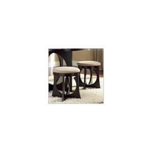  Steve Silver Rossi Fabric Backless Stool in Espresso 