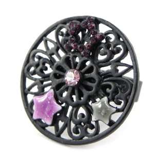  Ring french touch Carmen purple. Jewelry