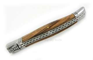 Cannon Spanish Style Zebra Wood Handle Pocket Knife NEW  