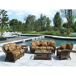  Suncoast Casa Grande Cushion Patio Wicker Lounge Set 