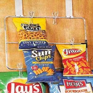  CHROME OVER THE DOOR SNACK BAG HOLDER Electronics