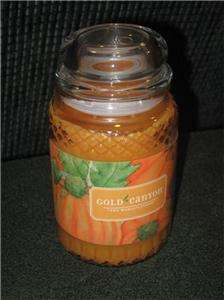 Gold Canyon 26 oz Heritage jar Candle Pumpkin Pie HTF Out of season 