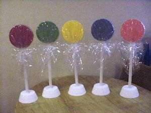 Candyland Birthday Party Lollipops Table Decoration  