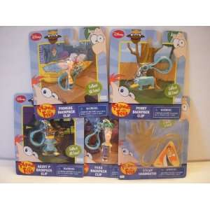 Bundle   Set of 5 Items   Phineas & Ferb Keychain Gift 