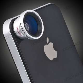   Wide Angle Macro Lens for ipad iphone 4S HTC EVO 3D Camera DC72  