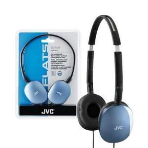  Quality FLAT Headphones   Blue By JVC America Electronics