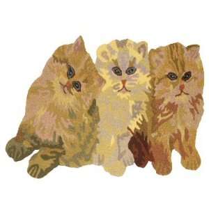  Kitty Cat Kitten home art decor woven kitchen area rug 
