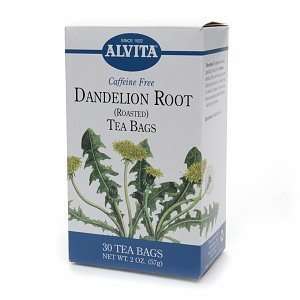 Alvita Caffeine Free Tea Bags, Dandelion, 30 bags  Grocery 