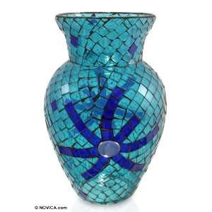  Stained glass vase, Sea Star