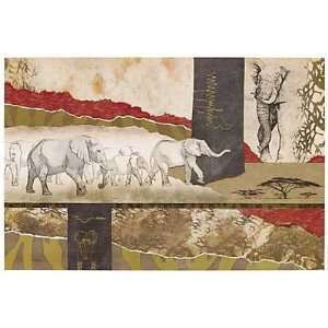  Serengeti Elephants By Joseph Poirier Highest Quality Art 