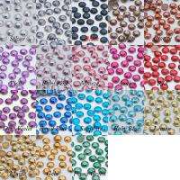 1200 pieces of 3mm (SS12) hot fix (iron on) aluminum rhinestud with 8 