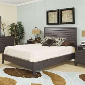  Saint Martin Louvered Headboard and Footboard   Queen 