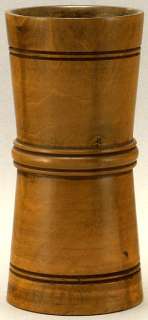 05766 Victorian Treen Capstan Dice Cup Shaker England  