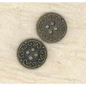  5/8 metal button antique border By The Each Arts 