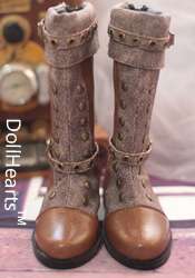 DollHeart  Brown Boots for 70cm/SSDF (KS36)  