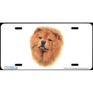 4249 Chow Chow Dog License Plate Car Auto Novelty Front 