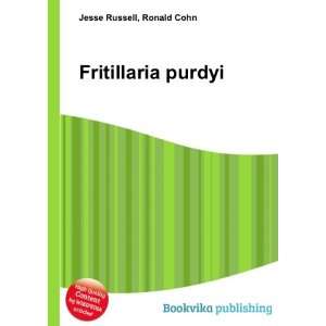  Fritillaria purdyi Ronald Cohn Jesse Russell Books