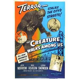  The Creature Walks Among Us (1956) 27 x 40 Movie Poster 