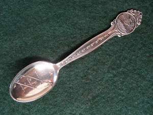   Silver Souvenir Spoon Tennessee Th. Marthinsen Spoon, 1950s  