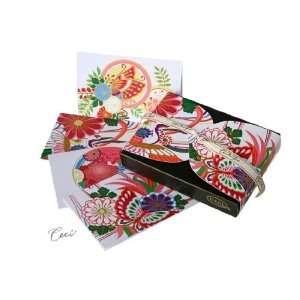 Lotus Butterfly Boxed Stationery Cards by Ceci New York, 12 Cards/Box