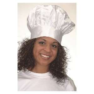  Satin White Oversized Large Chef Baker Hat Toys & Games