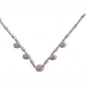   Gold 5 Daisies Diamond Necklace (0.69 ct.tw) Evyatar Rabbani Jewelry