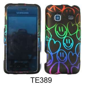  CELL PHONE CASE COVER FOR SAMSUNG GALAXY PREVAIL M820 SMILEYS 