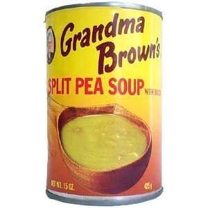 Grandma Browns Split Pea Soup with Bacon   15 oz can  