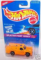 Hot Wheels 1997 Rescue Ranger #408 Splatter Paint MIP  