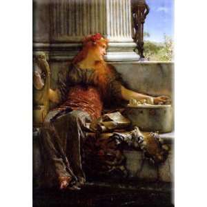  Poetry 21x30 Streched Canvas Art by Alma Tadema, Sir Lawrence 