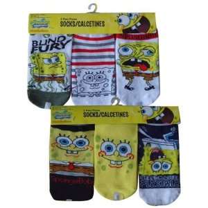  Sponge Bob 3 Pack Anklets Socks Size 6 8 1/2 Case Pack 60 