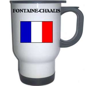  France   FONTAINE CHAALIS White Stainless Steel Mug 