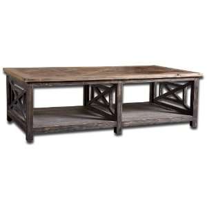  Uttermost 17 Spiro, Cocktail Table Solid, Reclaimed Fir 